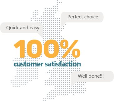 100 percent customer satisfaction